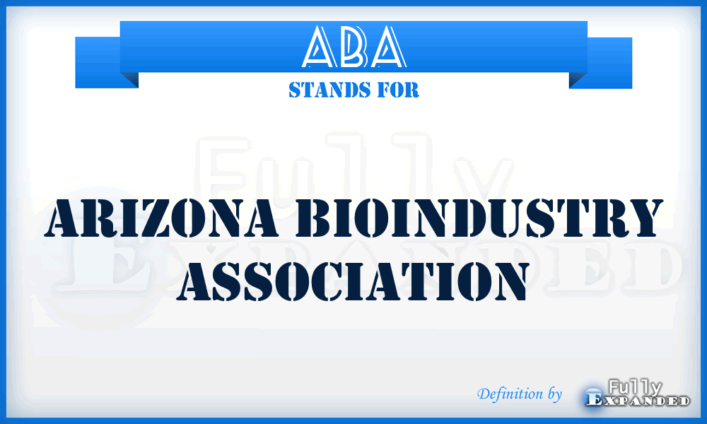 ABA - Arizona Bioindustry Association