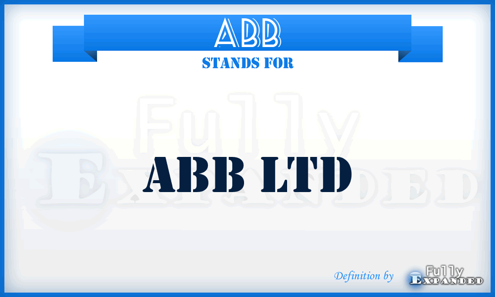 ABB - ABB Ltd