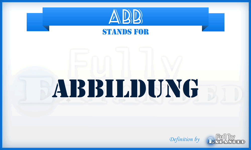 ABB - Abbildung