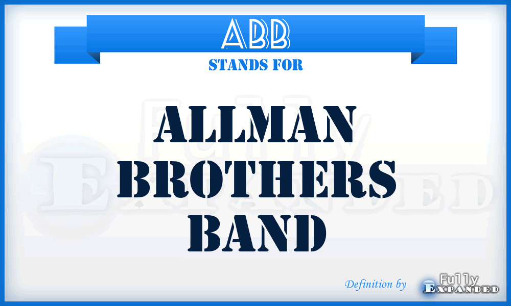 ABB - Allman Brothers Band