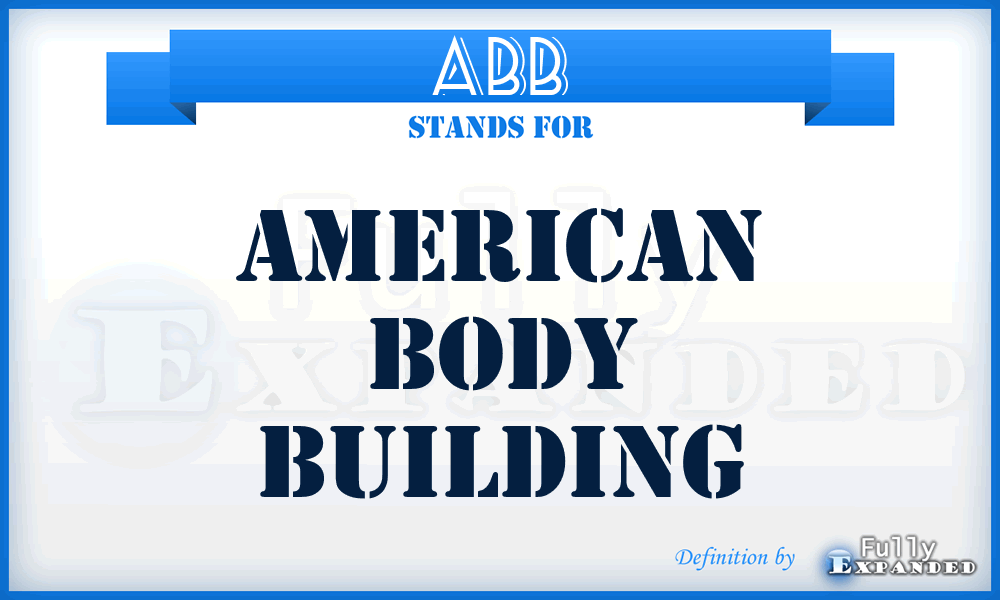 ABB - American Body Building