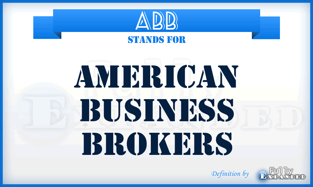 ABB - American Business Brokers