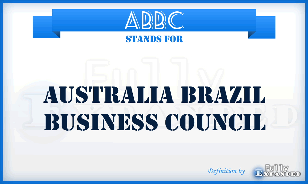 ABBC - Australia Brazil Business Council