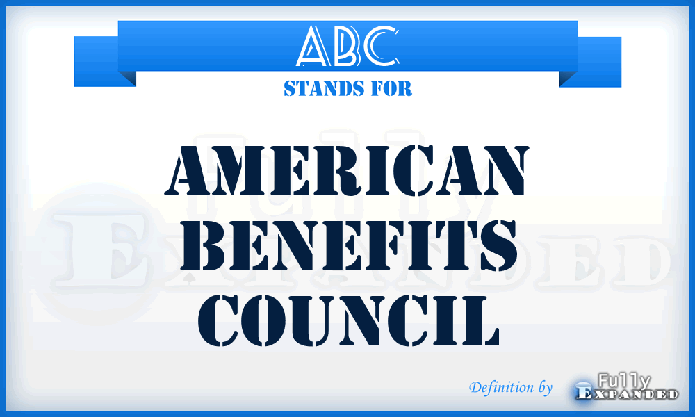 ABC - American Benefits Council