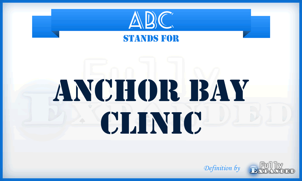 ABC - Anchor Bay Clinic