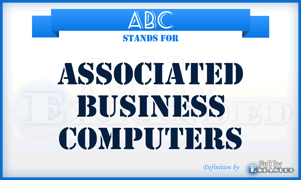 ABC - Associated Business Computers