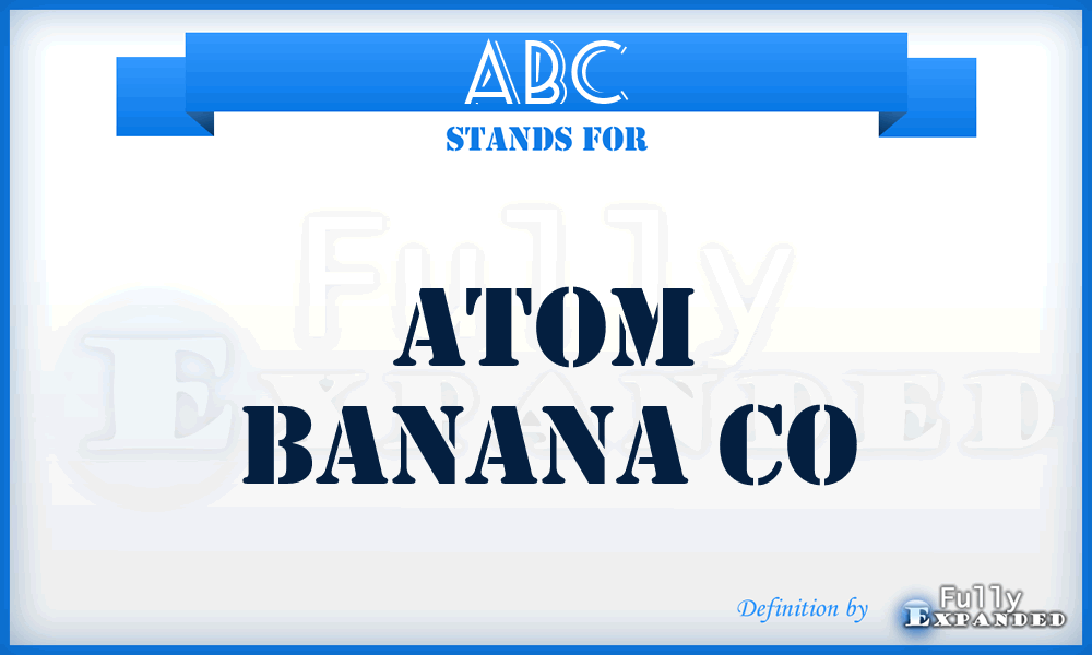 ABC - Atom Banana Co