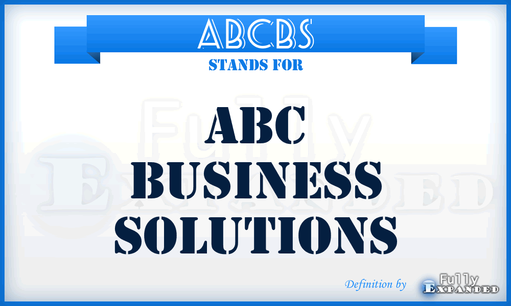 ABCBS - ABC Business Solutions