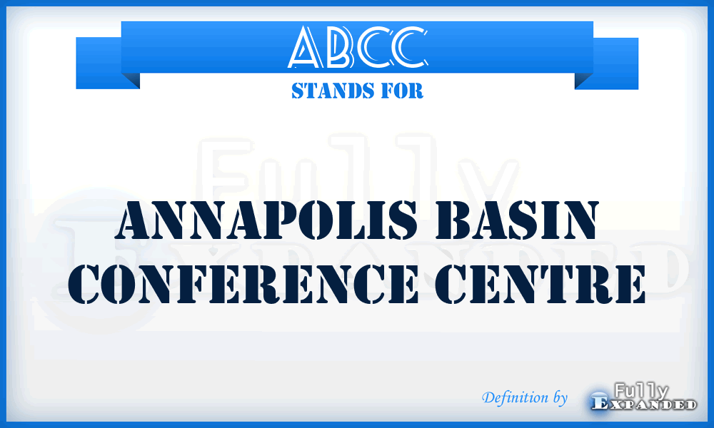 ABCC - Annapolis Basin Conference Centre