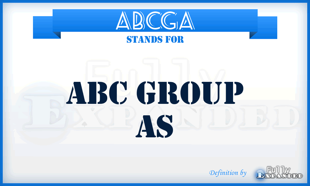 ABCGA - ABC Group As