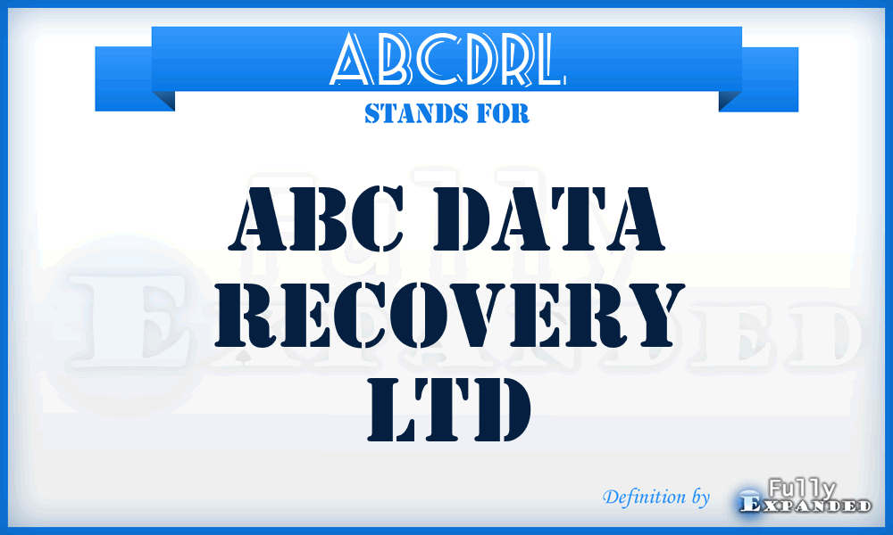 ABCDRL - ABC Data Recovery Ltd