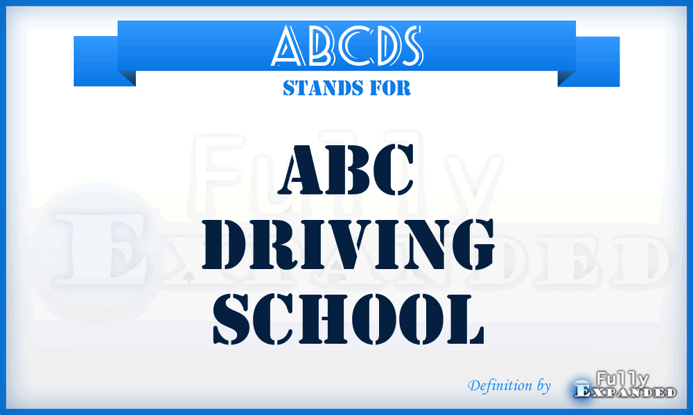ABCDS - ABC Driving School