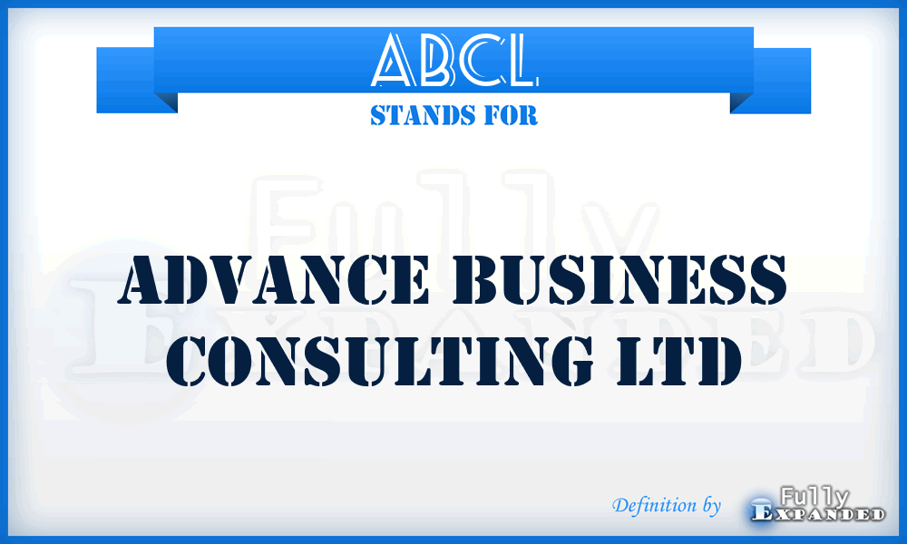 ABCL - Advance Business Consulting Ltd