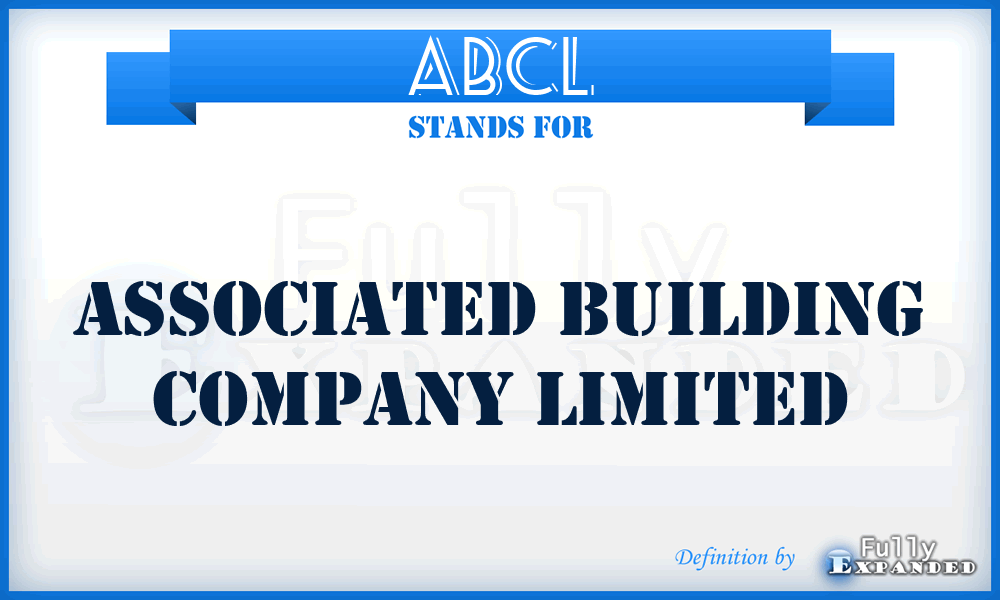 ABCL - Associated Building Company Limited