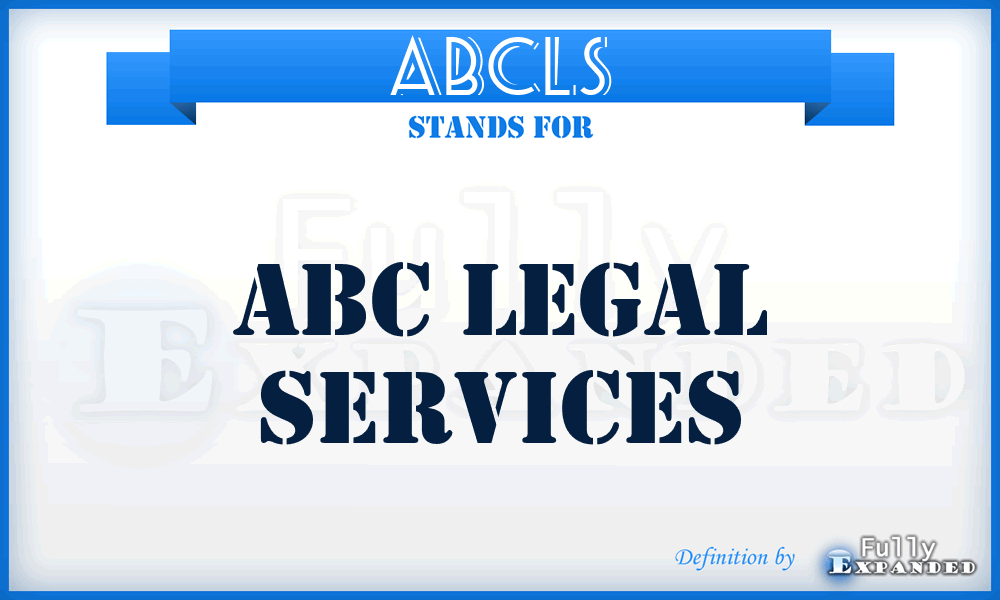 ABCLS - ABC Legal Services