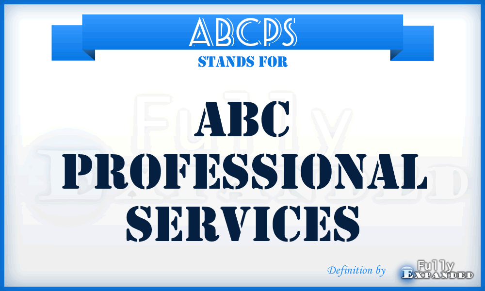 ABCPS - ABC Professional Services