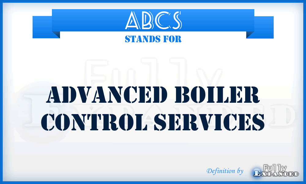 ABCS - Advanced Boiler Control Services