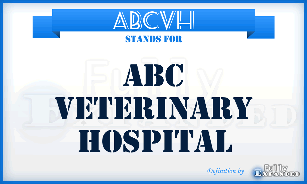 ABCVH - ABC Veterinary Hospital