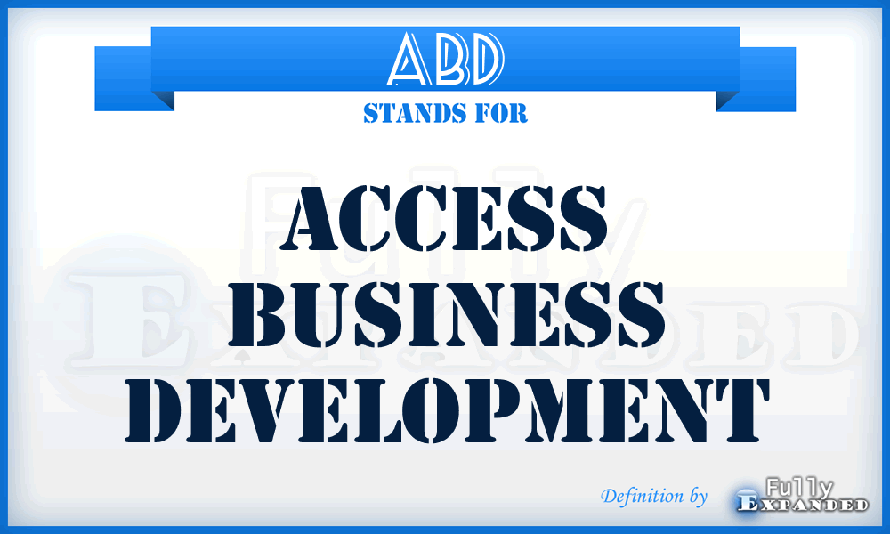 ABD - Access Business Development