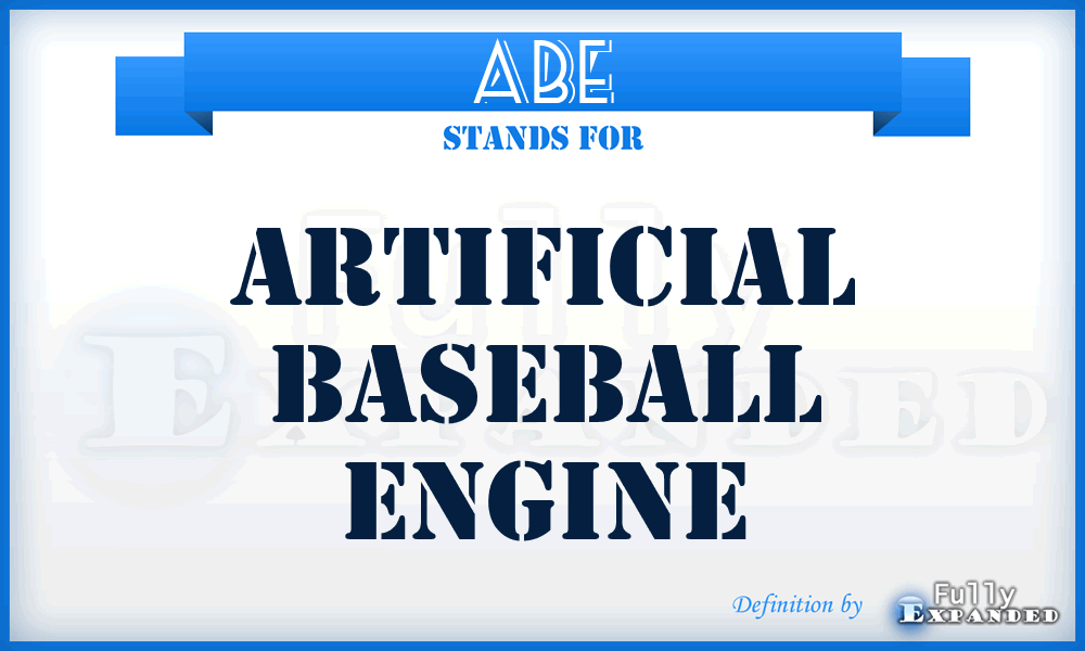 ABE - Artificial Baseball Engine