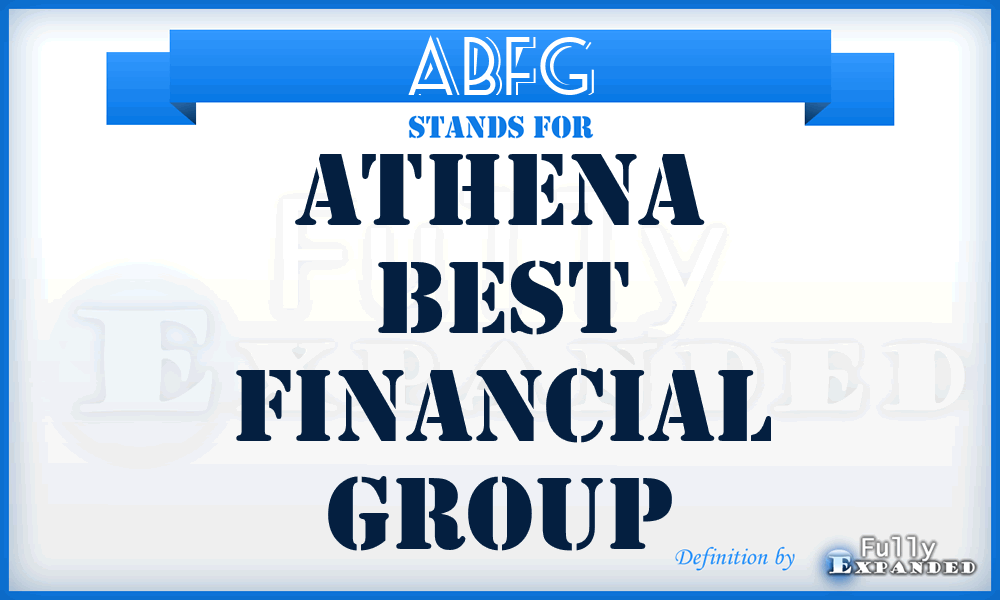ABFG - Athena Best Financial Group