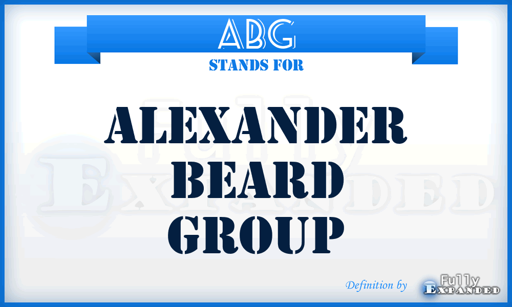 ABG - Alexander Beard Group