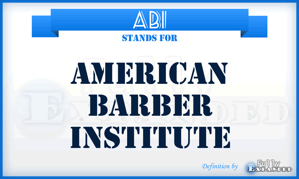 ABI - American Barber Institute
