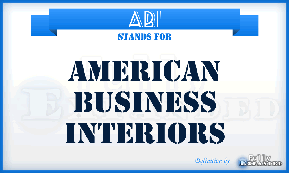 ABI - American Business Interiors