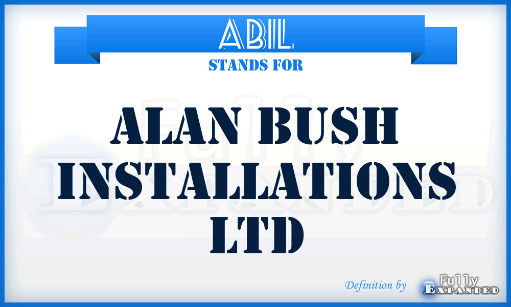 ABIL - Alan Bush Installations Ltd