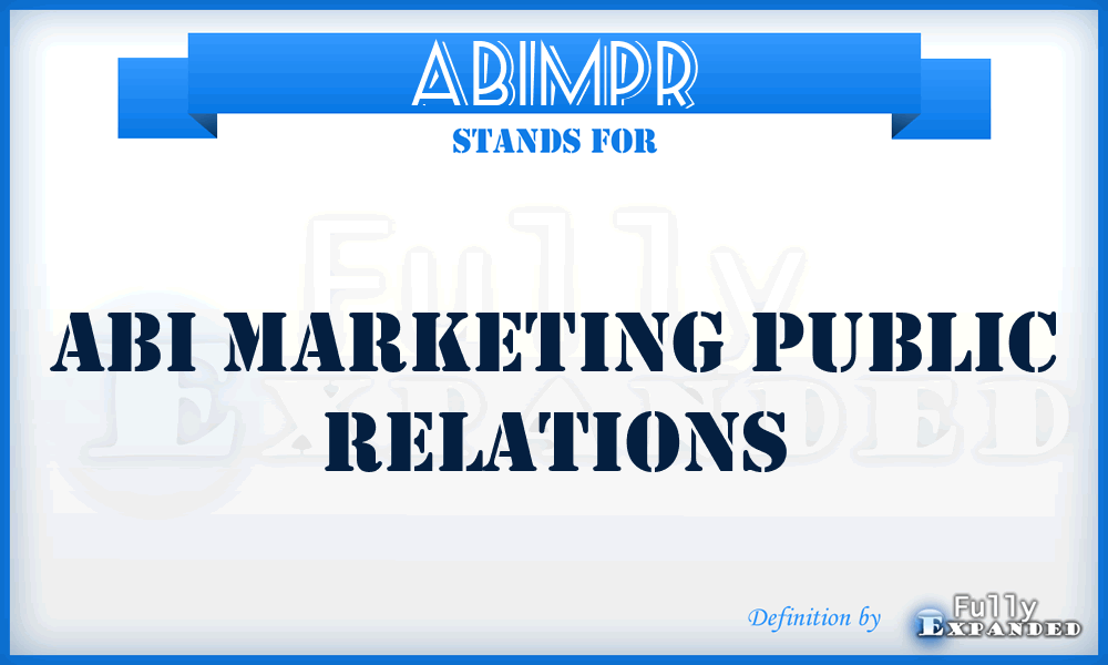 ABIMPR - ABI Marketing Public Relations
