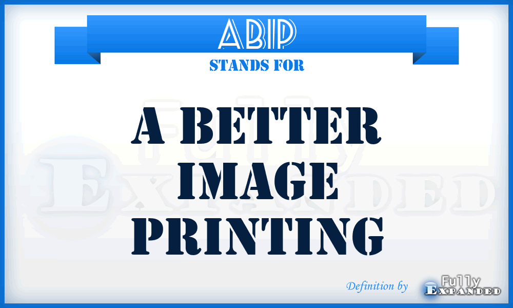 ABIP - A Better Image Printing