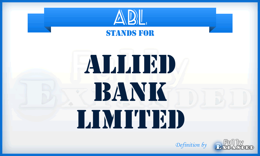 ABL - Allied Bank Limited