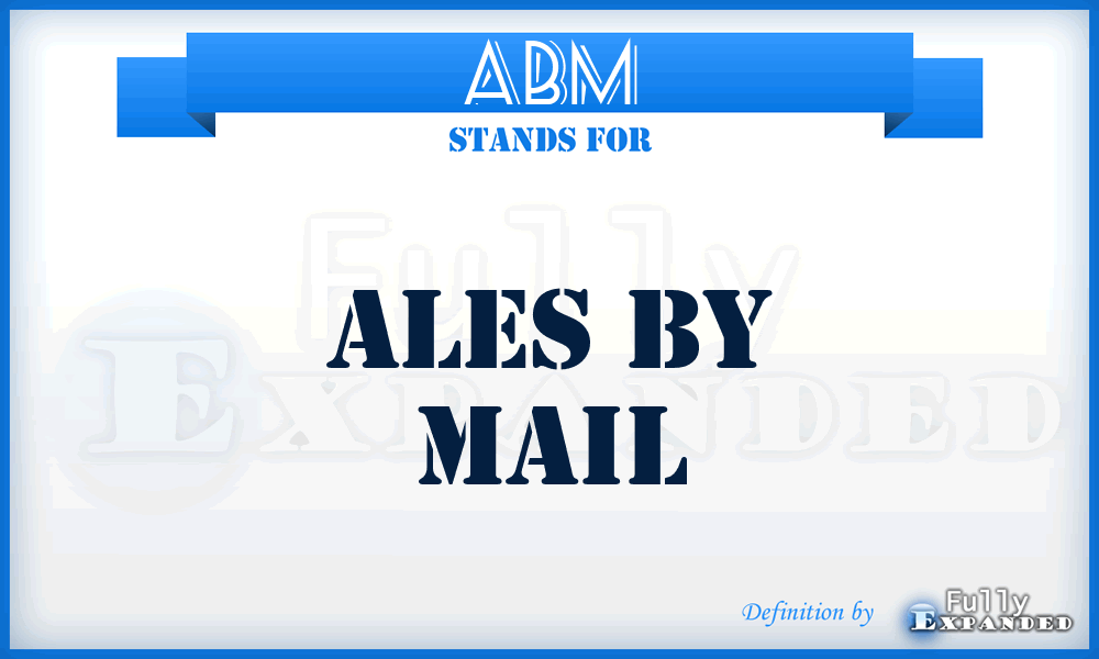 ABM - Ales By Mail