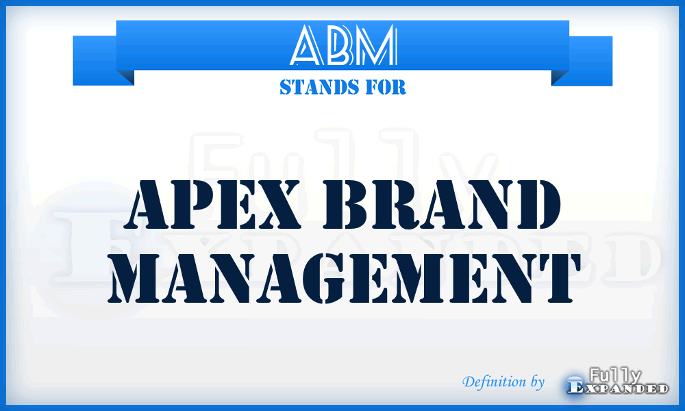 ABM - Apex Brand Management