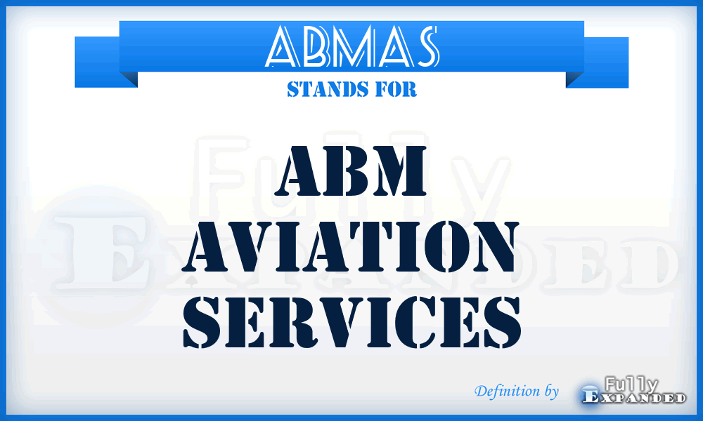 ABMAS - ABM Aviation Services