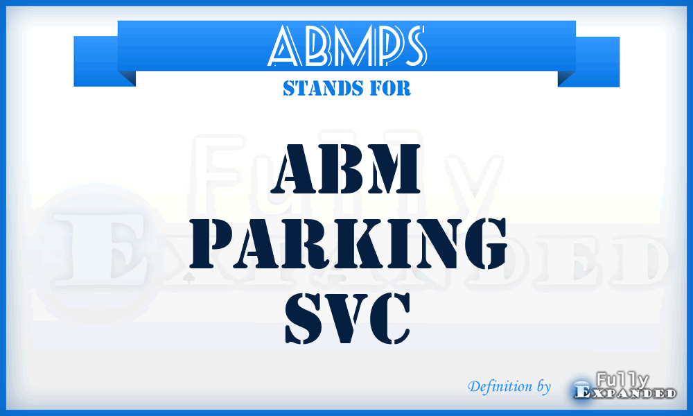 ABMPS - ABM Parking Svc