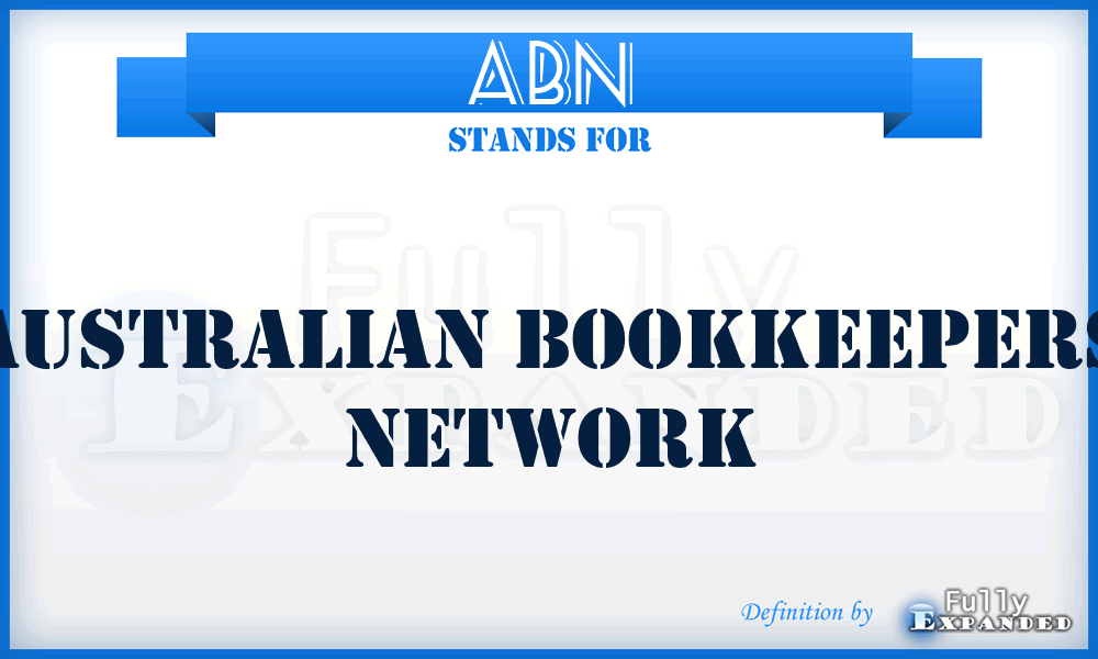 ABN - Australian Bookkeepers Network