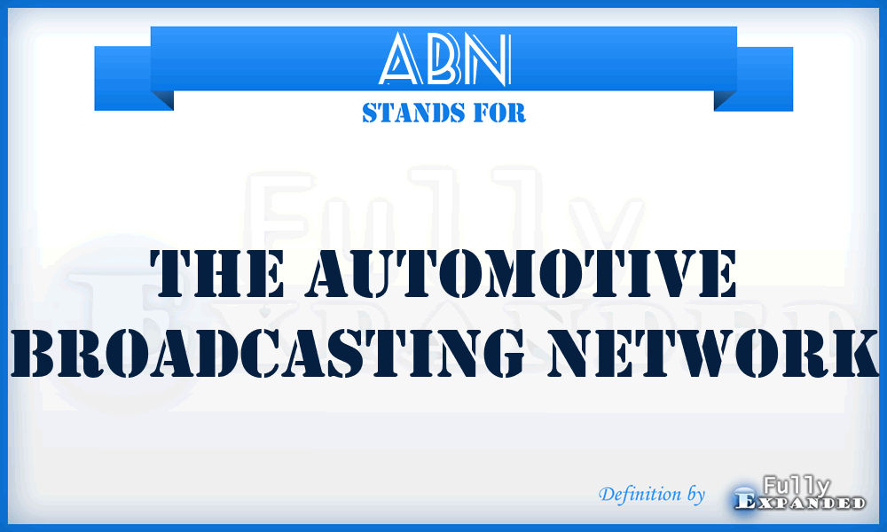 ABN - The Automotive Broadcasting Network