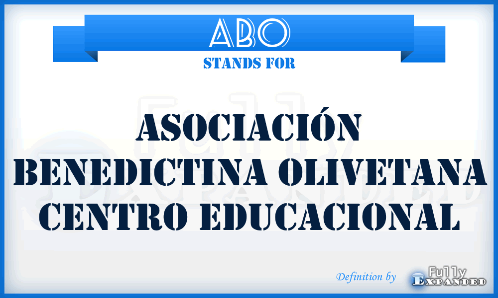 ABO - Asociación Benedictina Olivetana Centro Educacional