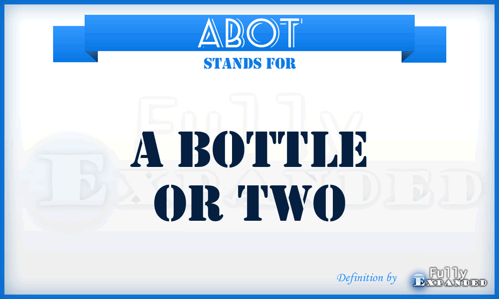 ABOT - A Bottle Or Two