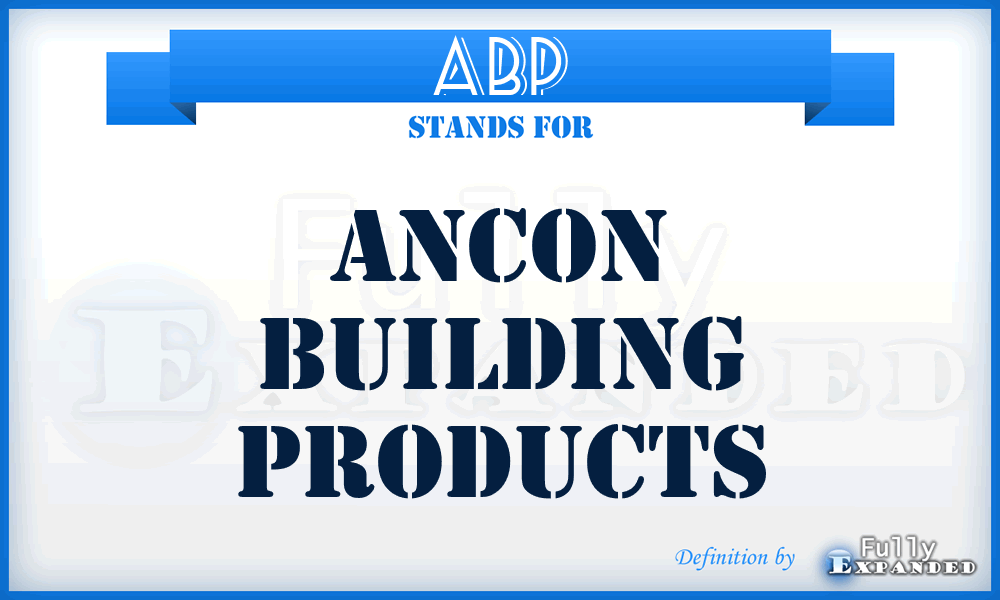 ABP - Ancon Building Products