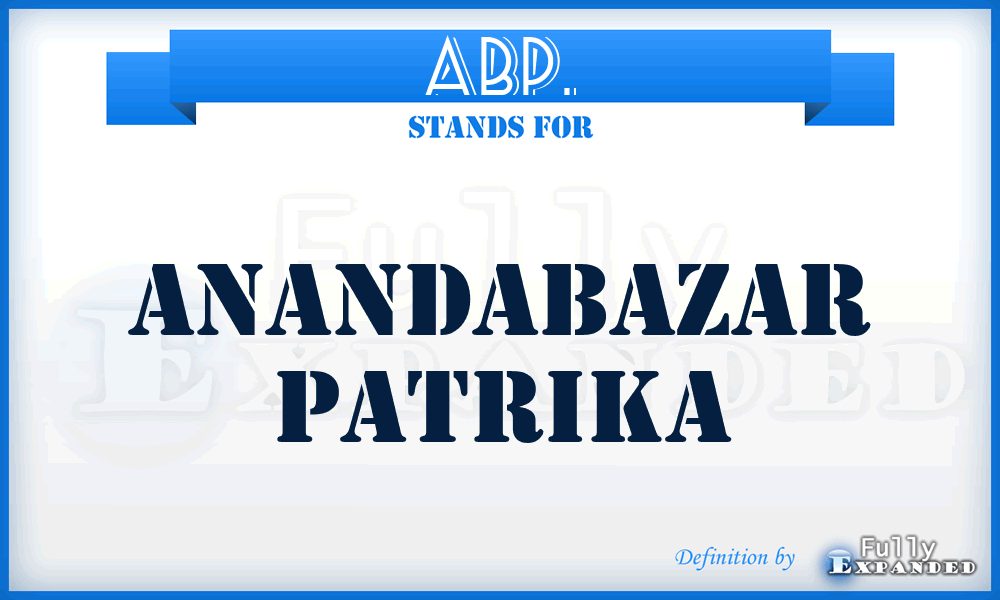 ABP. - Anandabazar Patrika