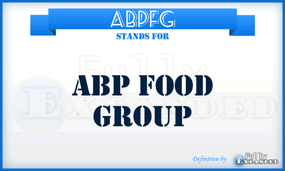 ABPFG - ABP Food Group