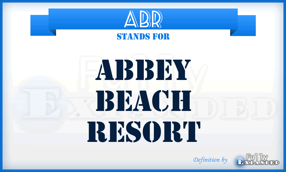 ABR - Abbey Beach Resort