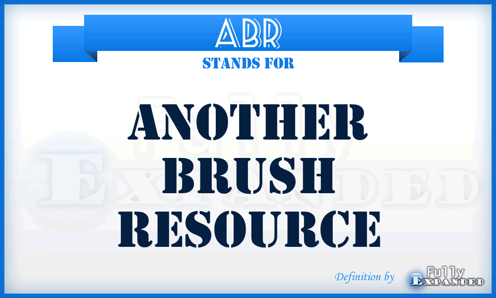 ABR - Another Brush Resource