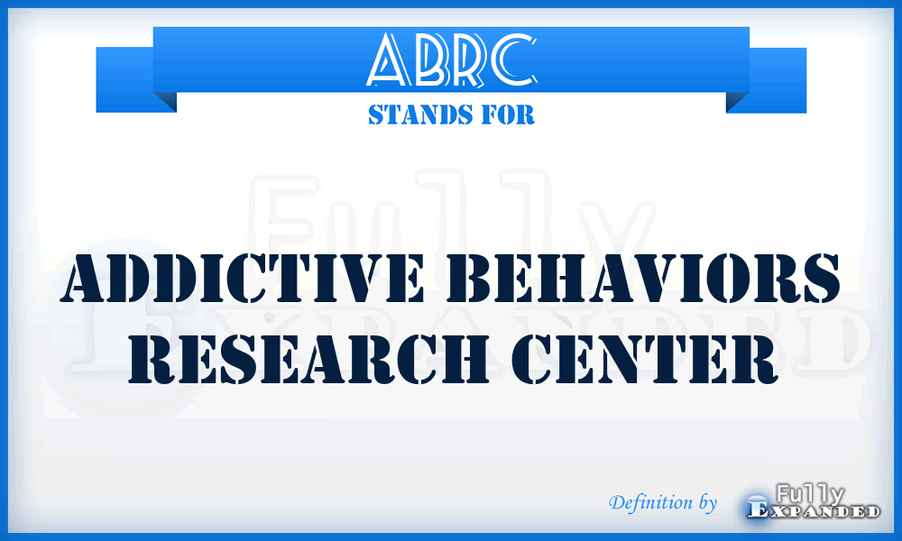 ABRC - Addictive Behaviors Research Center