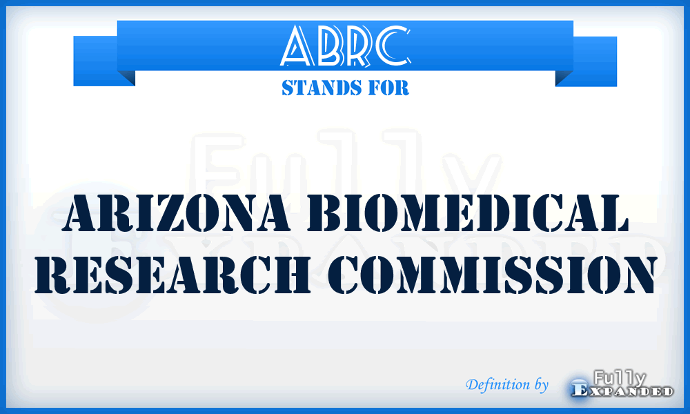 ABRC - Arizona Biomedical Research Commission