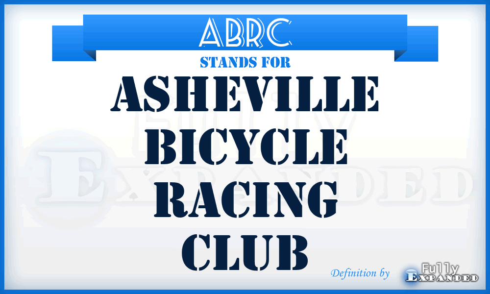 ABRC - Asheville Bicycle Racing Club