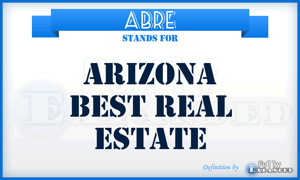 ABRE - Arizona Best Real Estate