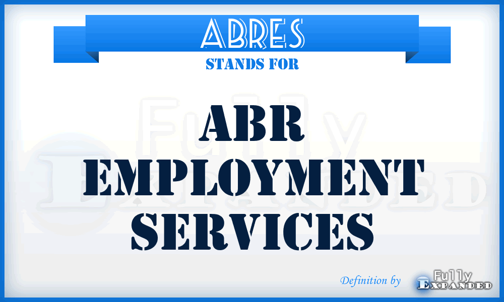 ABRES - ABR Employment Services